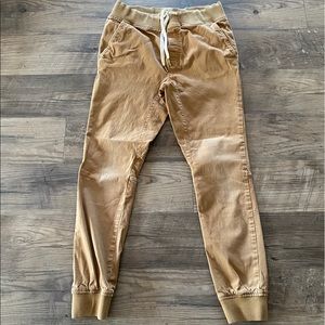 Divided khaki joggers